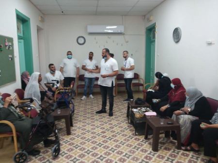 مشروع جماهيري في نادي المسنين في الجماهيري العربي الرملة 